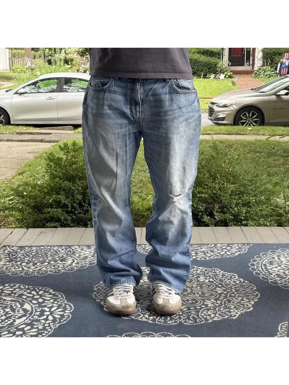 Super fire vintage 1990s baggy J Crew jeans.